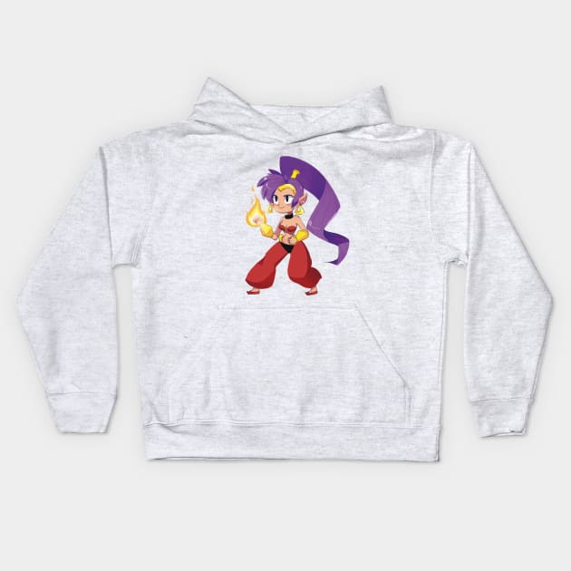 Shantae Kids Hoodie by annearrt